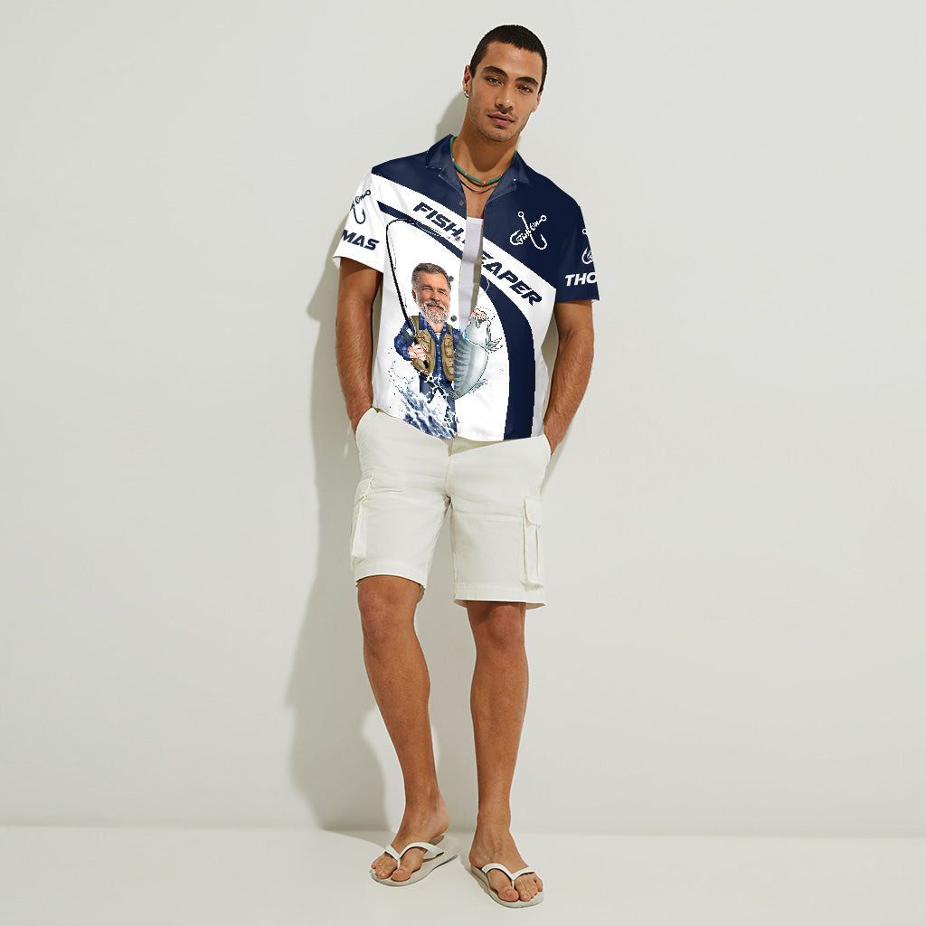 Fish Reaper - Personalized Fishing Hawaiian Shirt