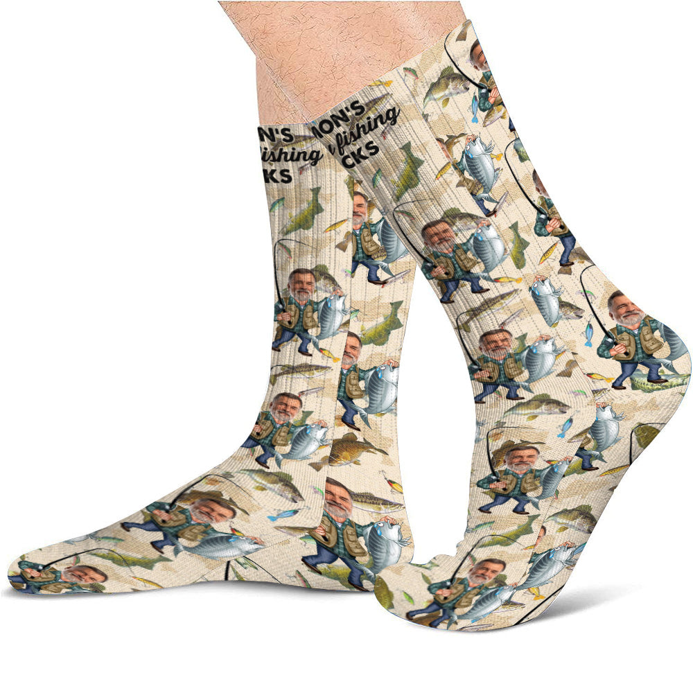Lucky Fishing Socks - Personalized Fishing Socks