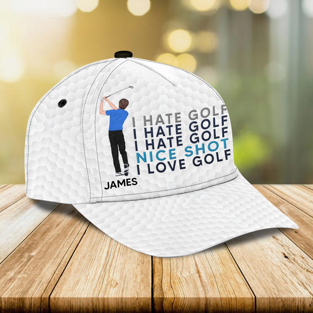 I Love Golf - Personalized Golf Classic Cap