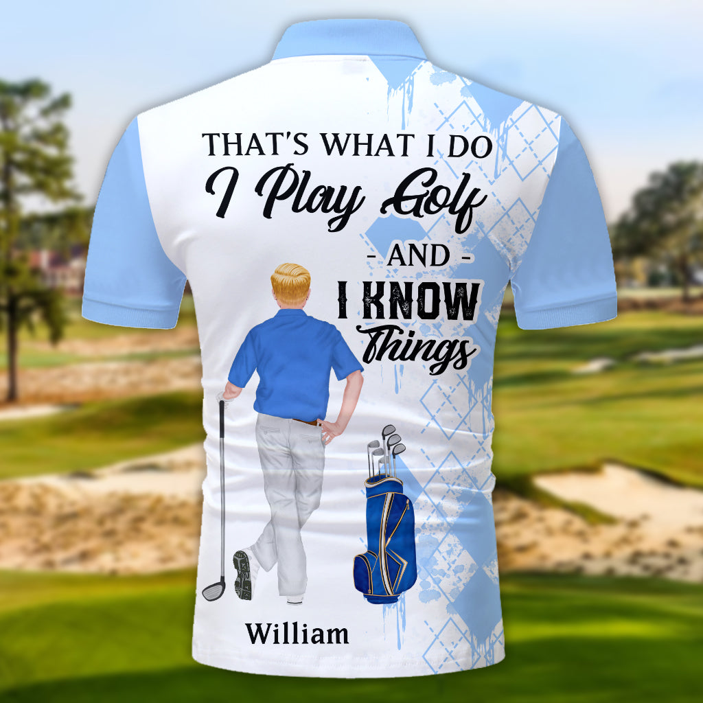 The Golf Course Is Calling And I Must Go - Personalized Golf Polo Shirt