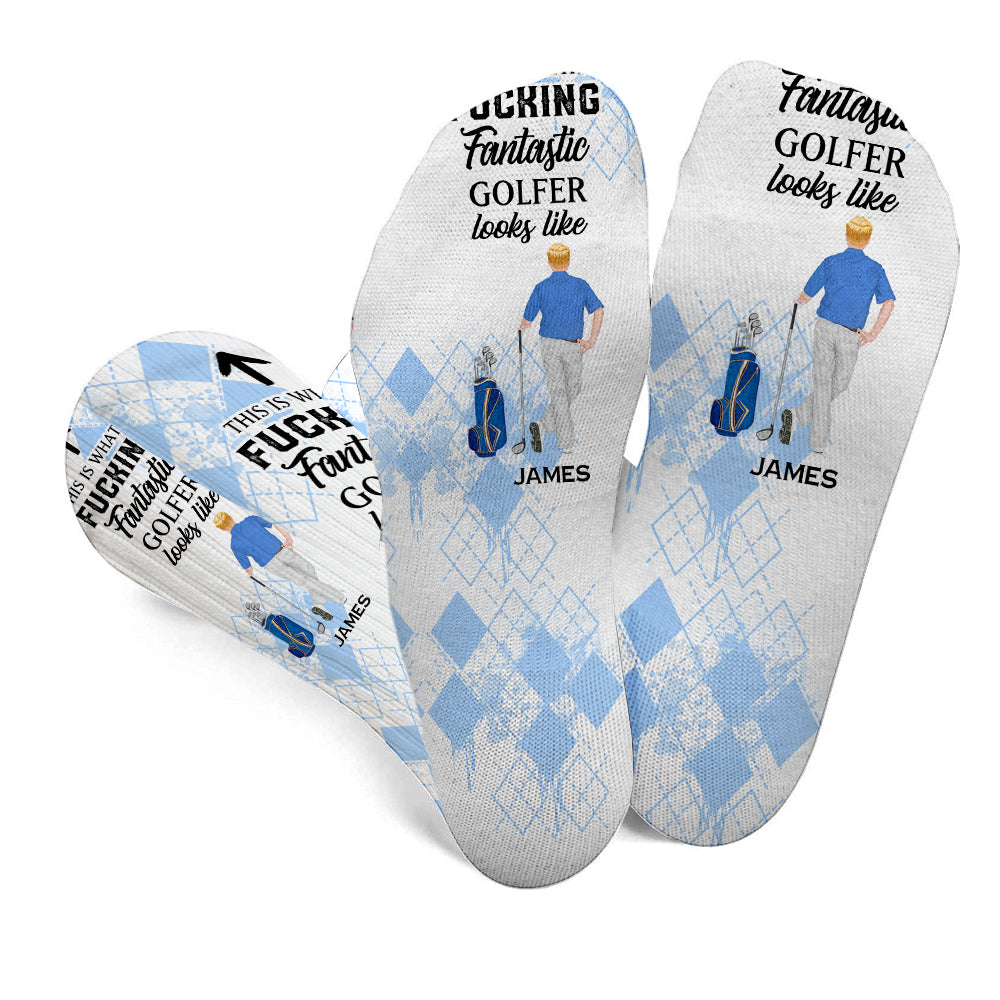 This Is What A Fantastic Golfer Looks Like - Personalized Golf Socks