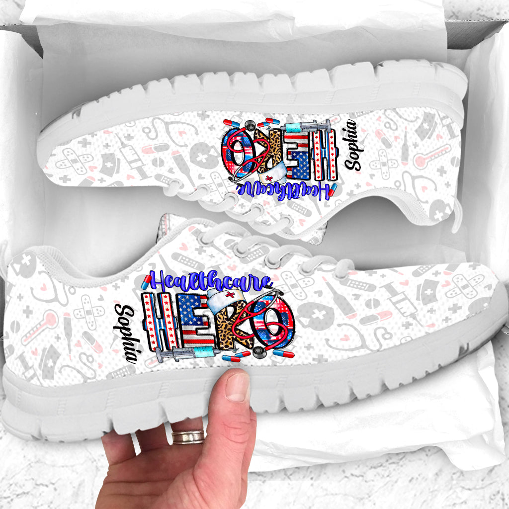 Healthcare Hero - Personalized Nurse Sneakers