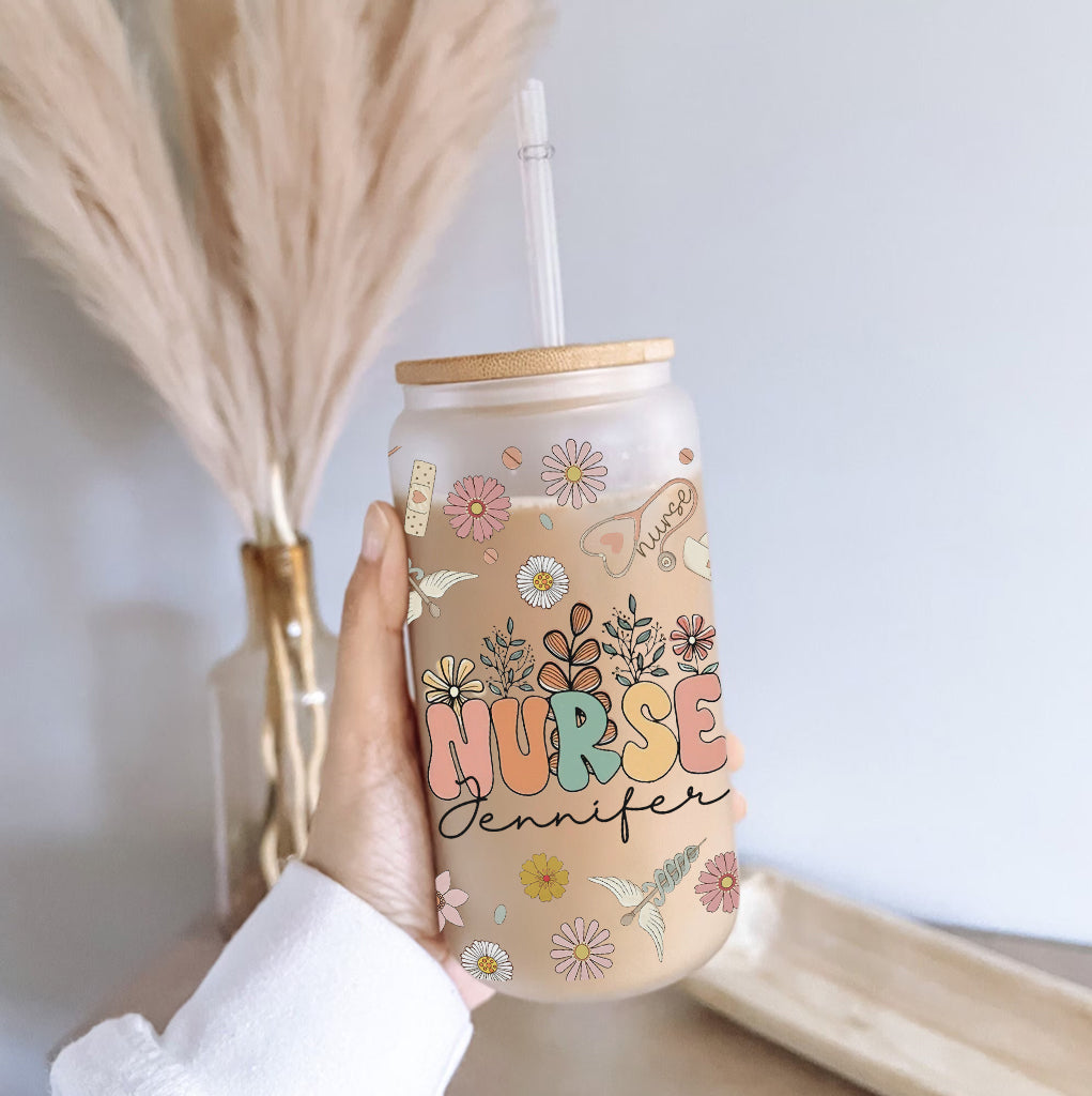 Nurse Life - Personalized Nurse Can Glass