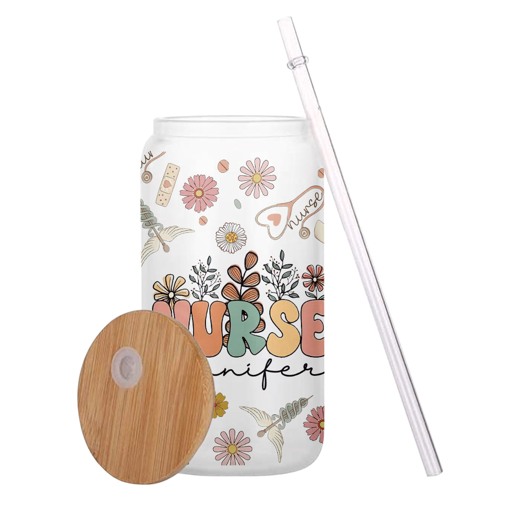 Nurse Life - Personalized Nurse Can Glass