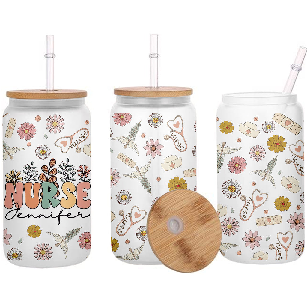 Nurse Life - Personalized Nurse Can Glass