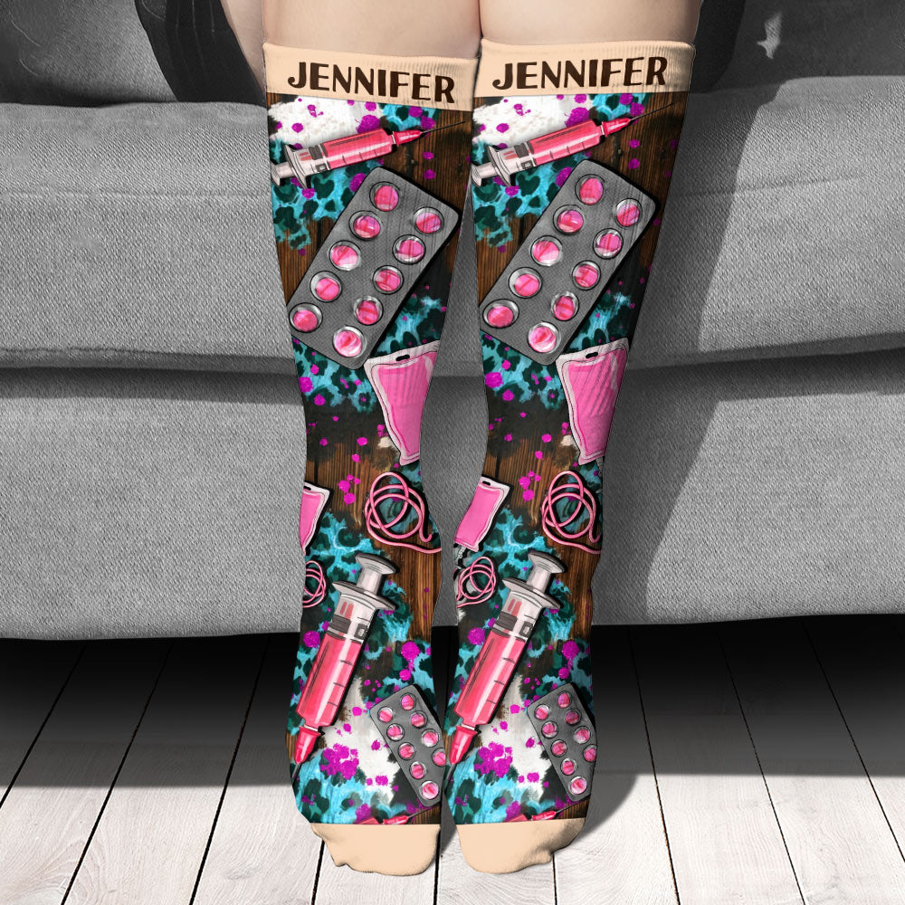 Nurse Life - Personalized Nurse Socks