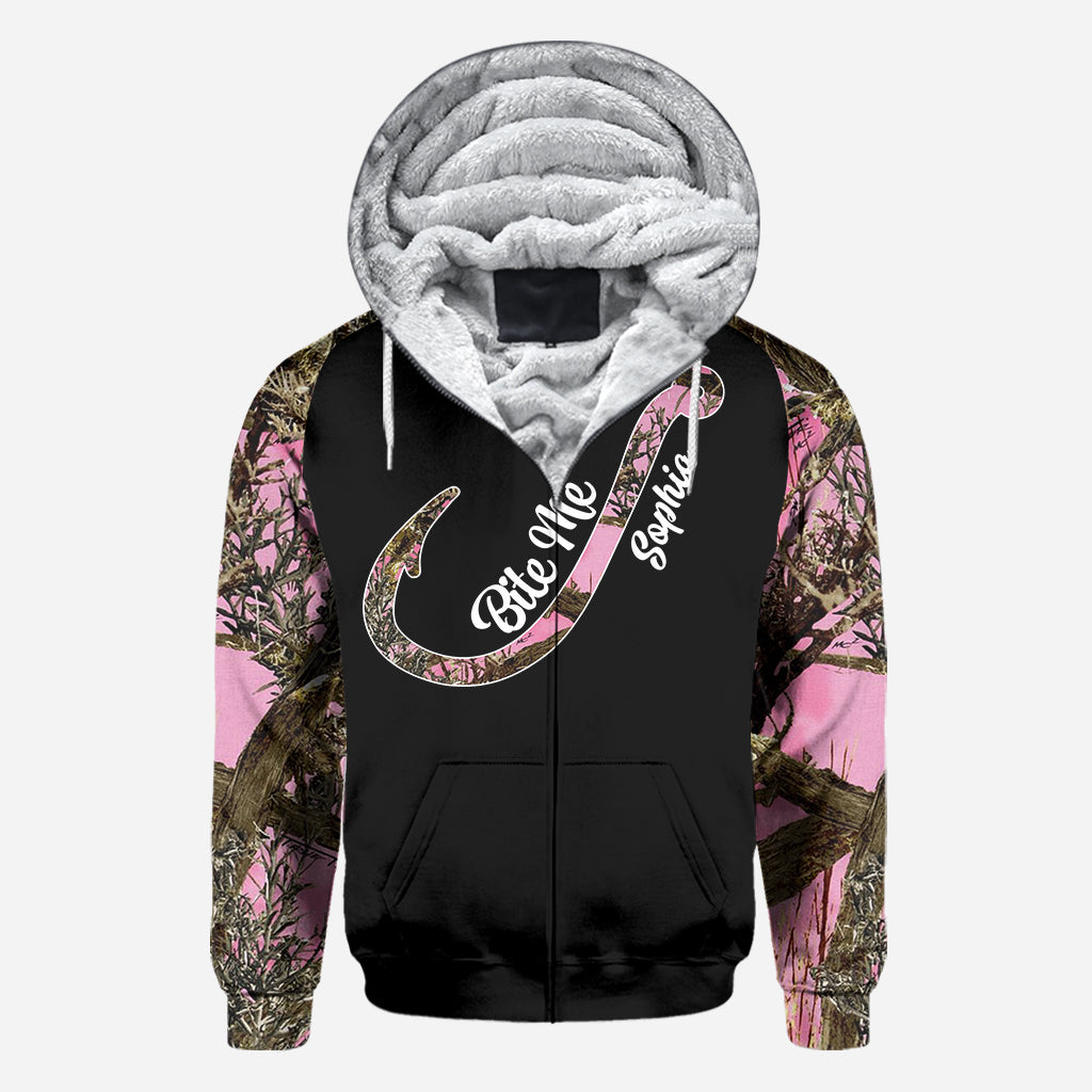 Fishing Girl - Personalized Fishing All Over Shirt