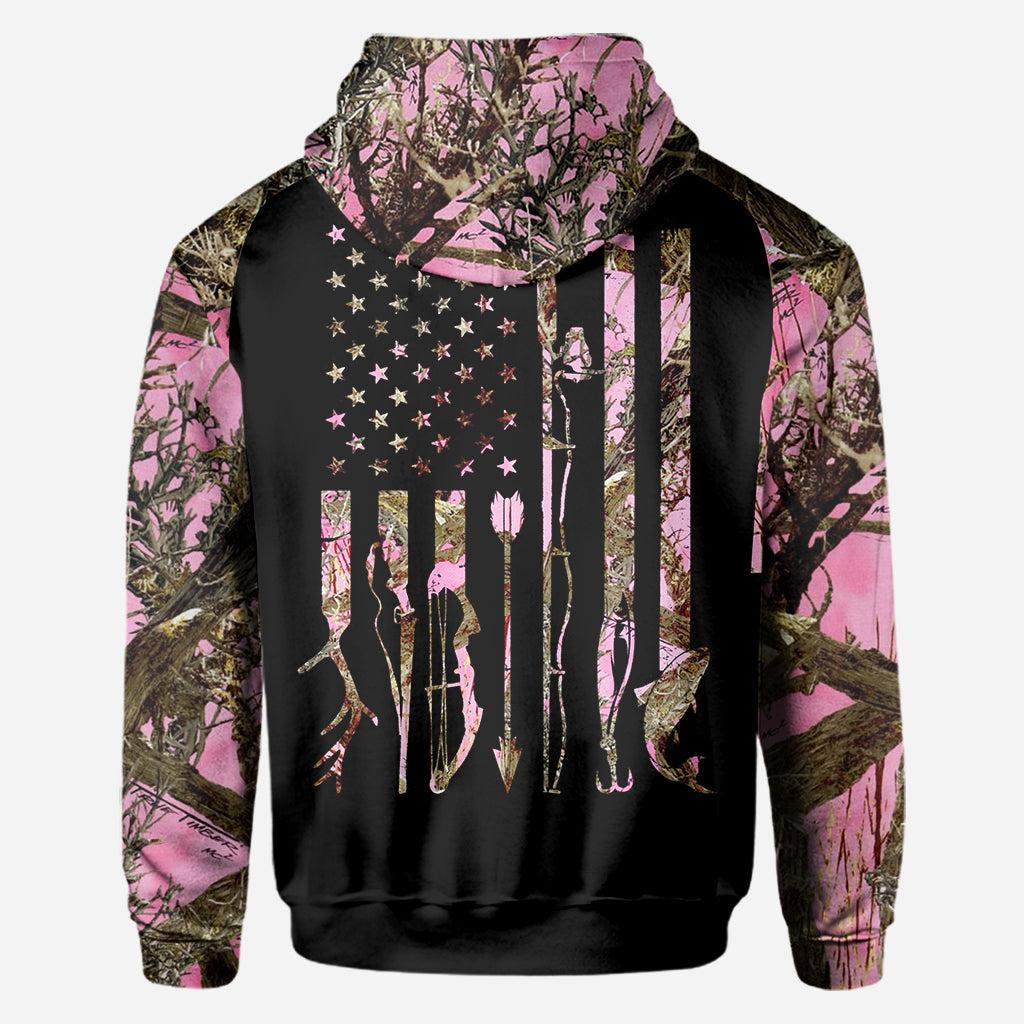 Fishing Girl - Personalized Fishing All Over Shirt