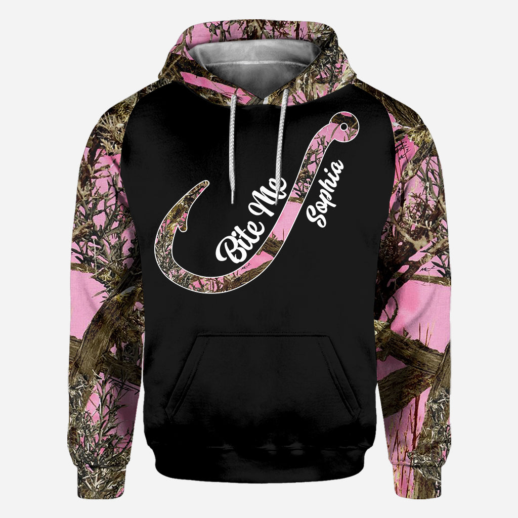 Fishing Girl - Personalized Fishing All Over Shirt