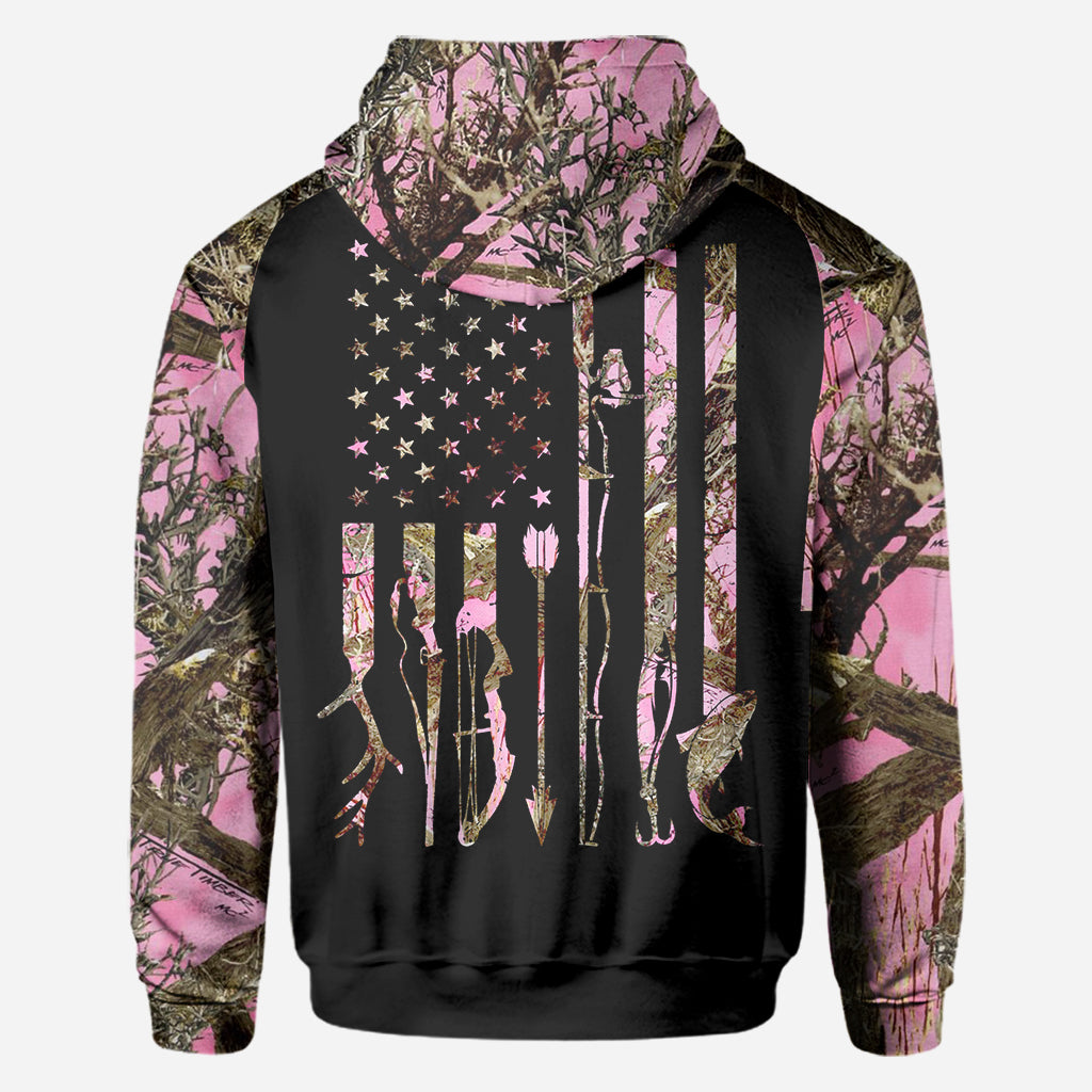 Fishing Girl - Personalized Fishing All Over Shirt