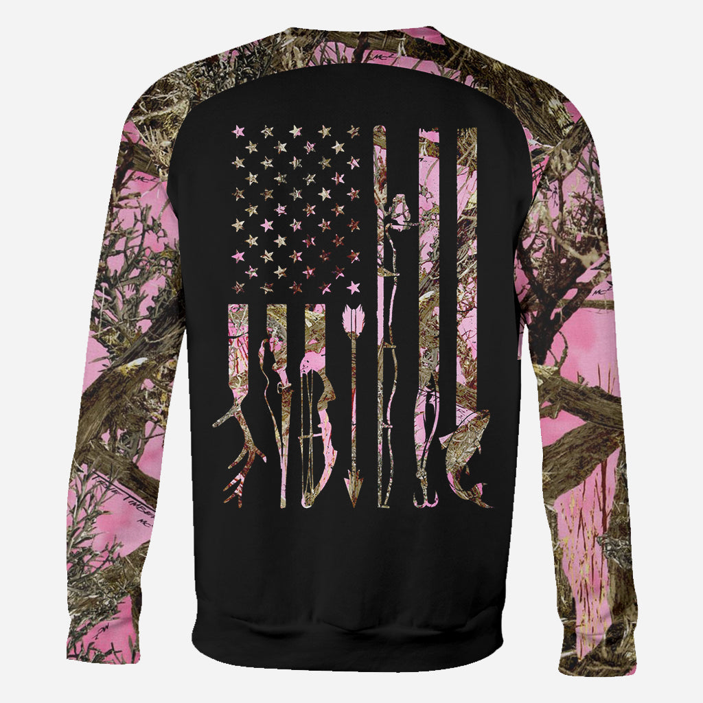 Fishing Girl - Personalized Fishing All Over Shirt