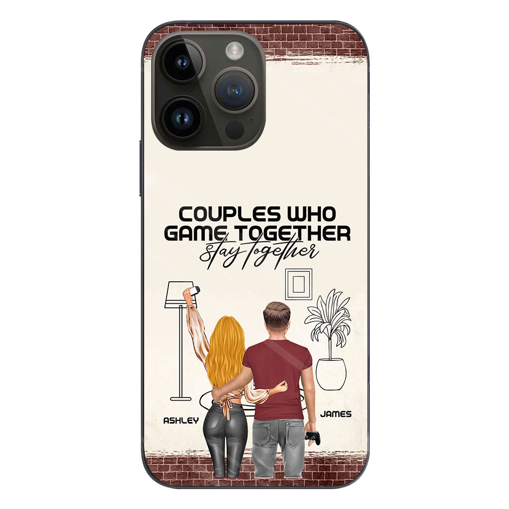 Couples Who Game Together Stay Together - Personalized Video Game Phone Case