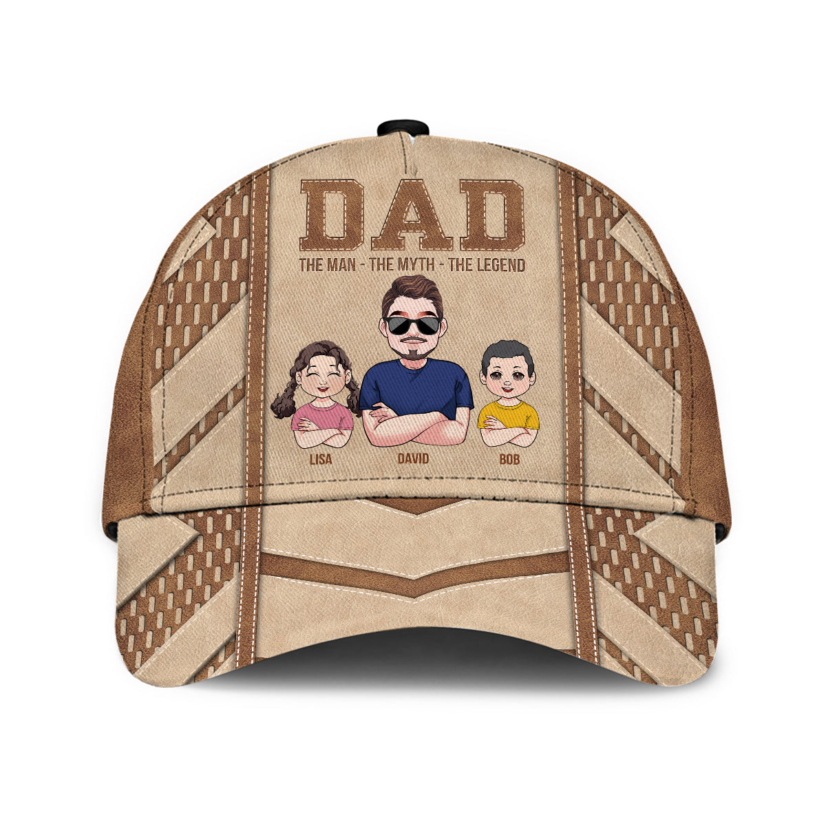 Dad The Man The Myth The Legend - Personalized Father Classic Cap