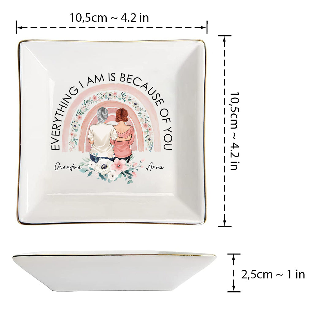 Remember I Love You Mom - Gift for mom, grandma, aunt, sister - Personalized Jewelry Dish