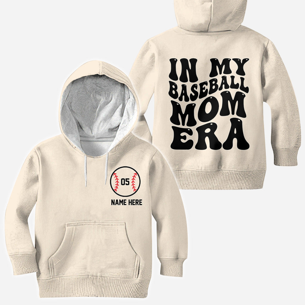 In My Baseball Mom Era - Personalized Baseball All Over Shirt