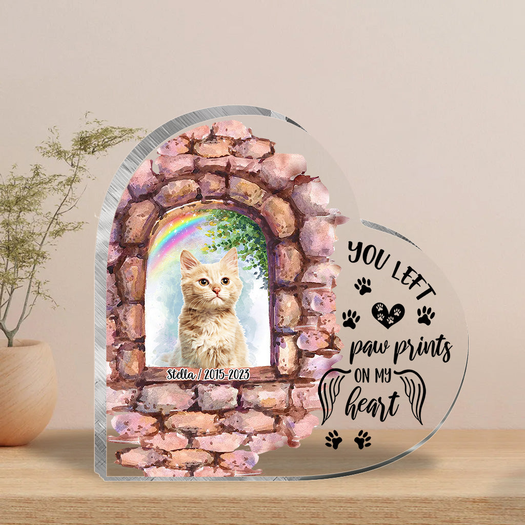 No Longer By My Side - Personalized Dog Custom Shaped Acrylic Plaque