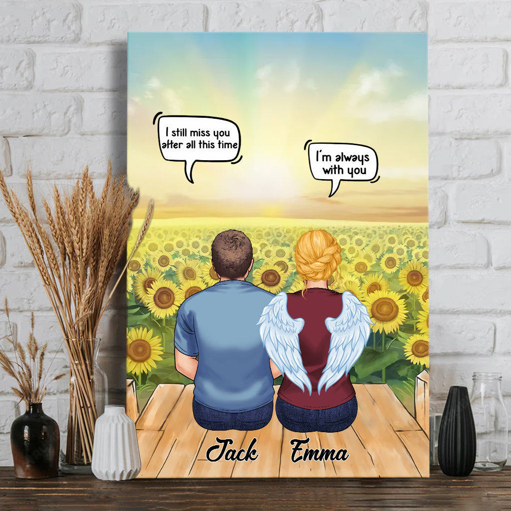 I Still Talk About You - Personalized Memorial Canvas And Poster