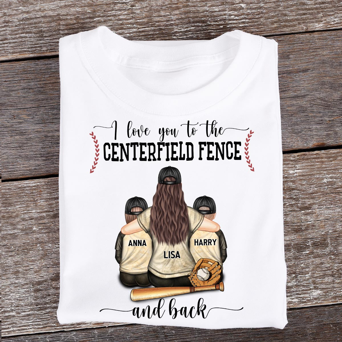 My Heart Is On That Field - Personalized Baseball T-shirt And Hoodie