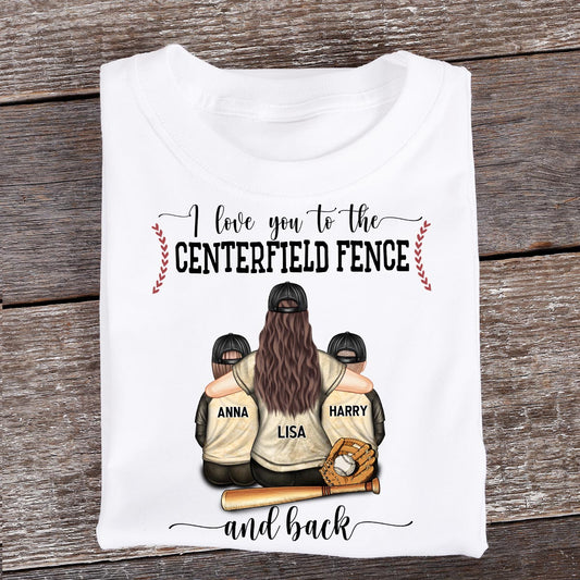 My Heart Is On That Field - Personalized Baseball T-shirt And Hoodie