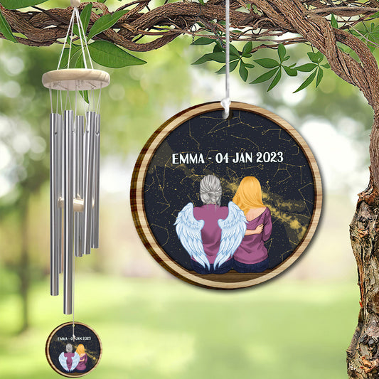 When I Look At The Stars - Personalized Memorial Wind Chime