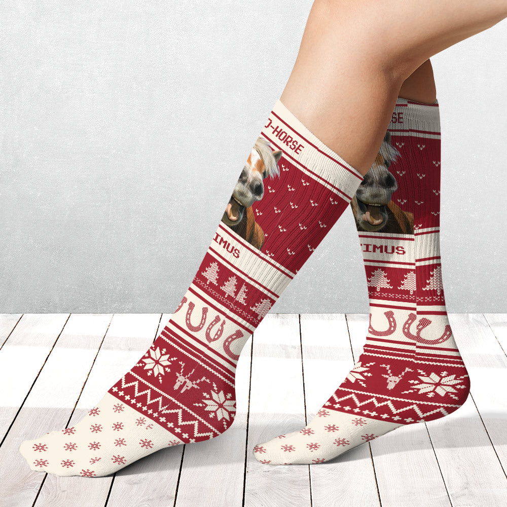 Ho Ho Horse - Personalized Horse Socks