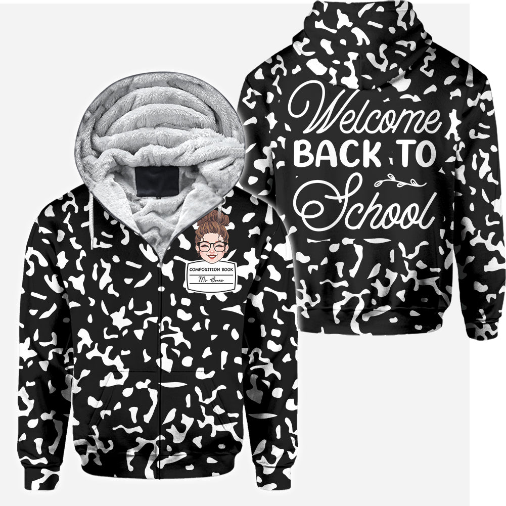 Welcome Back To School - Personalized Teacher All Over Shirt