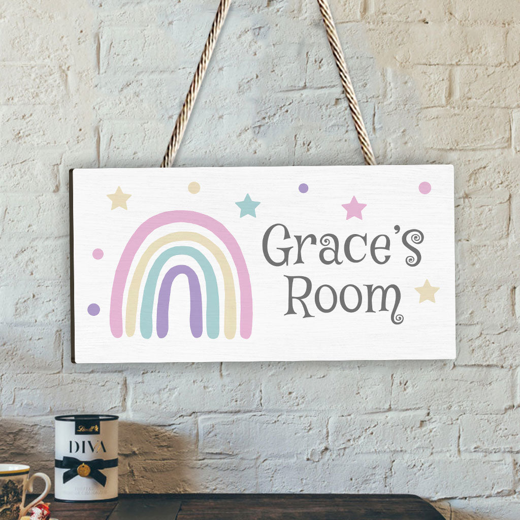 Child's Room - Personalized Kid Custom Shaped Wood Sign