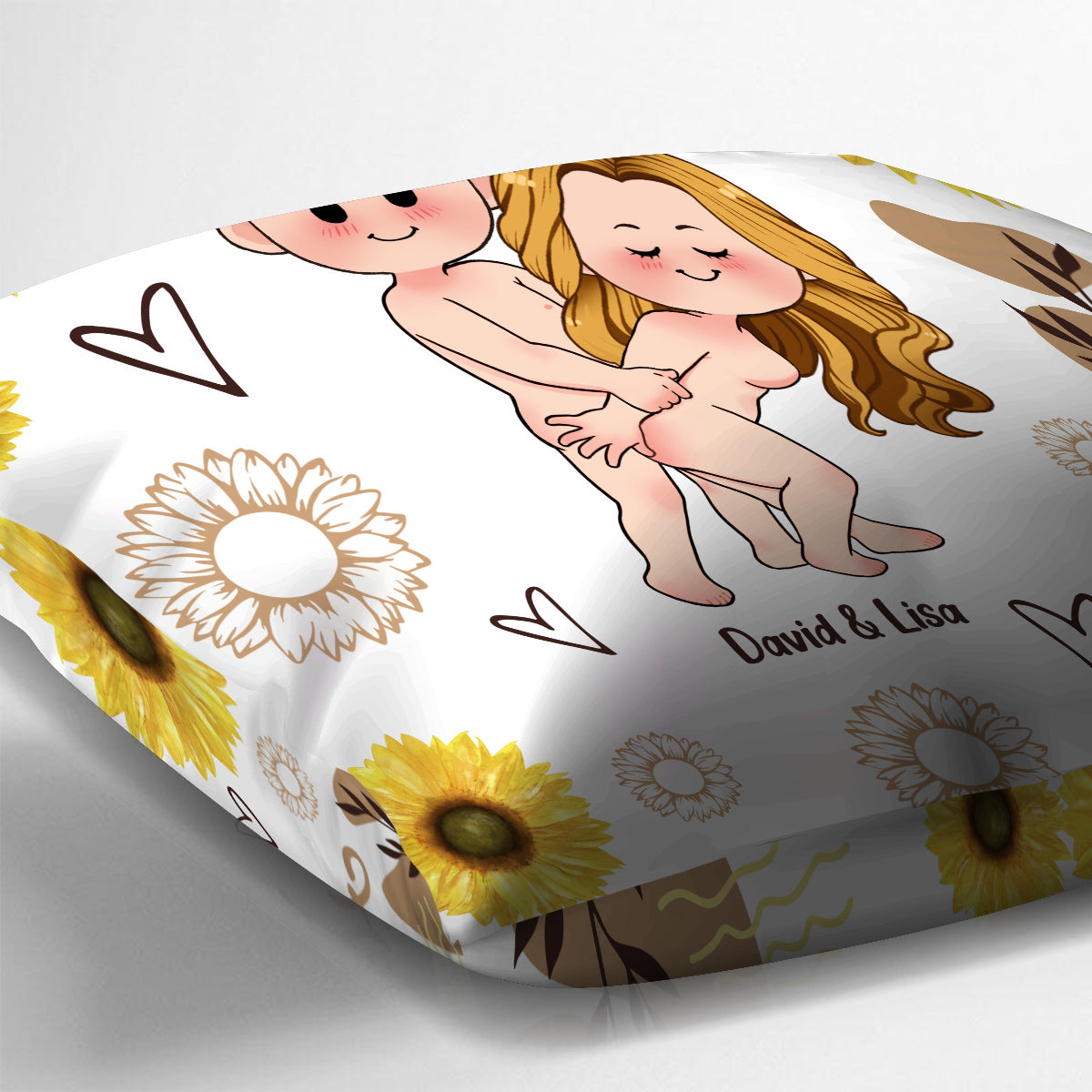 You're My Sunshine And My Rain - Personalized Couple Throw Pillow