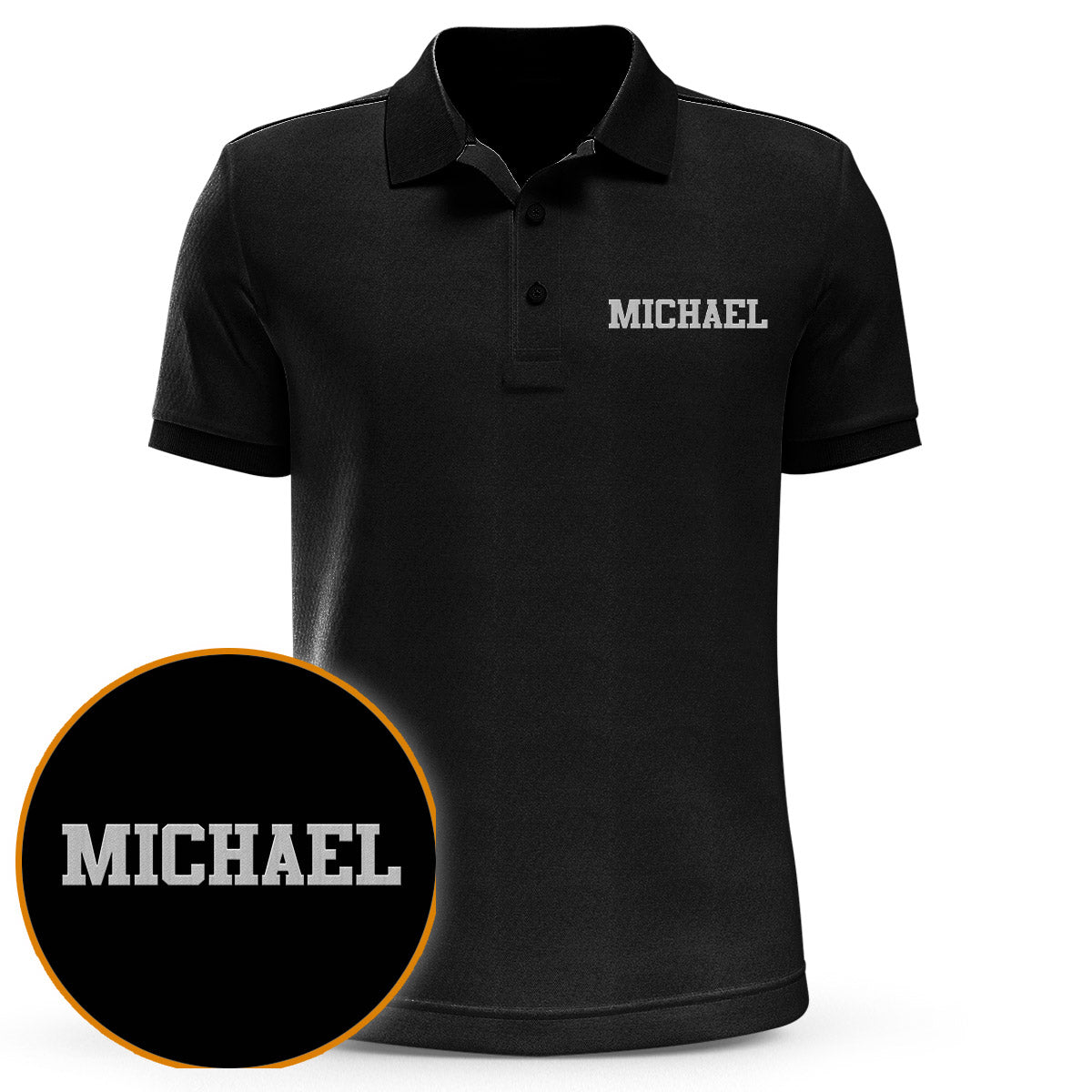 Custom Name - Personalized Uncle Embroidered Polo Shirt