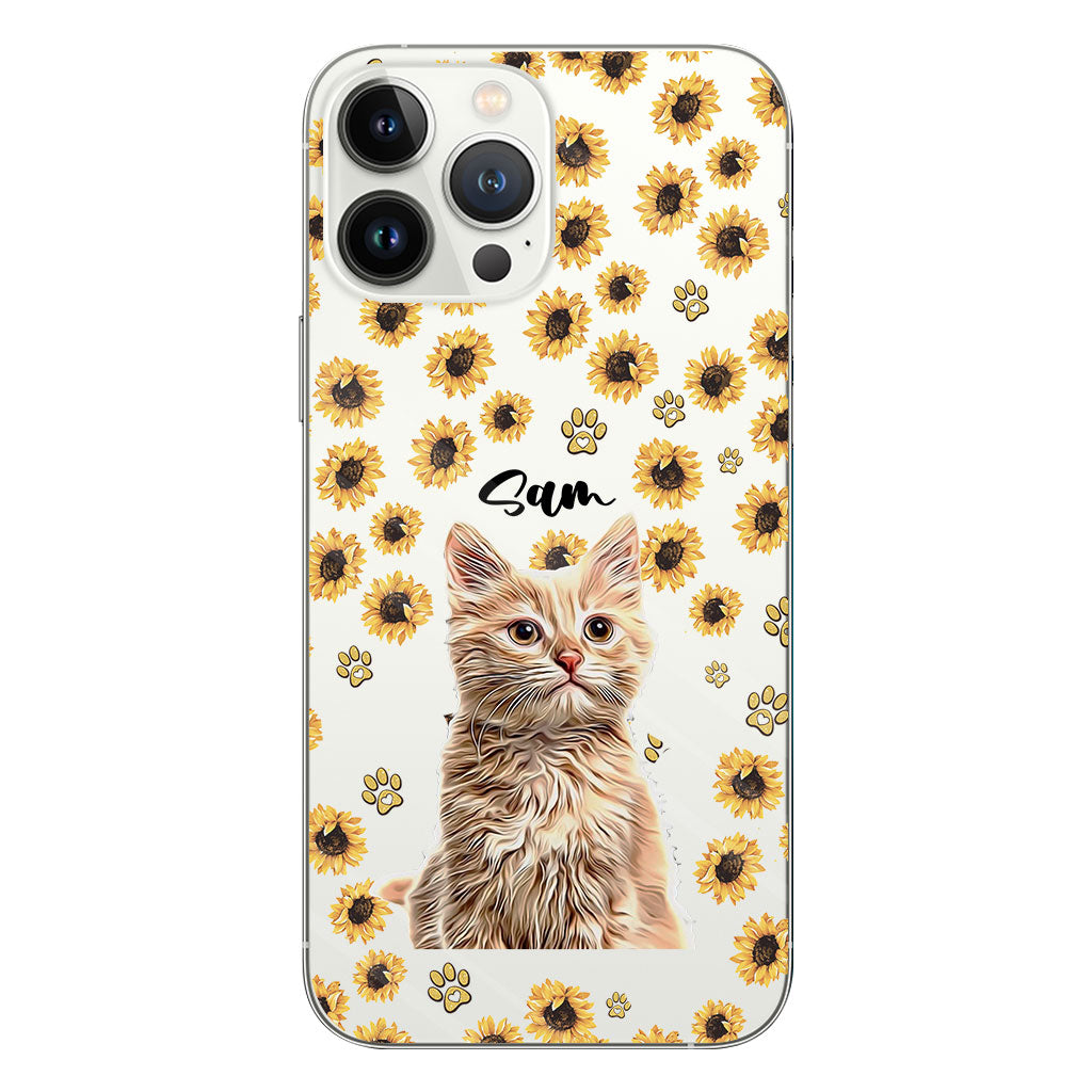 You Are My Sunshine - Personalized Dog Clear Phone Case