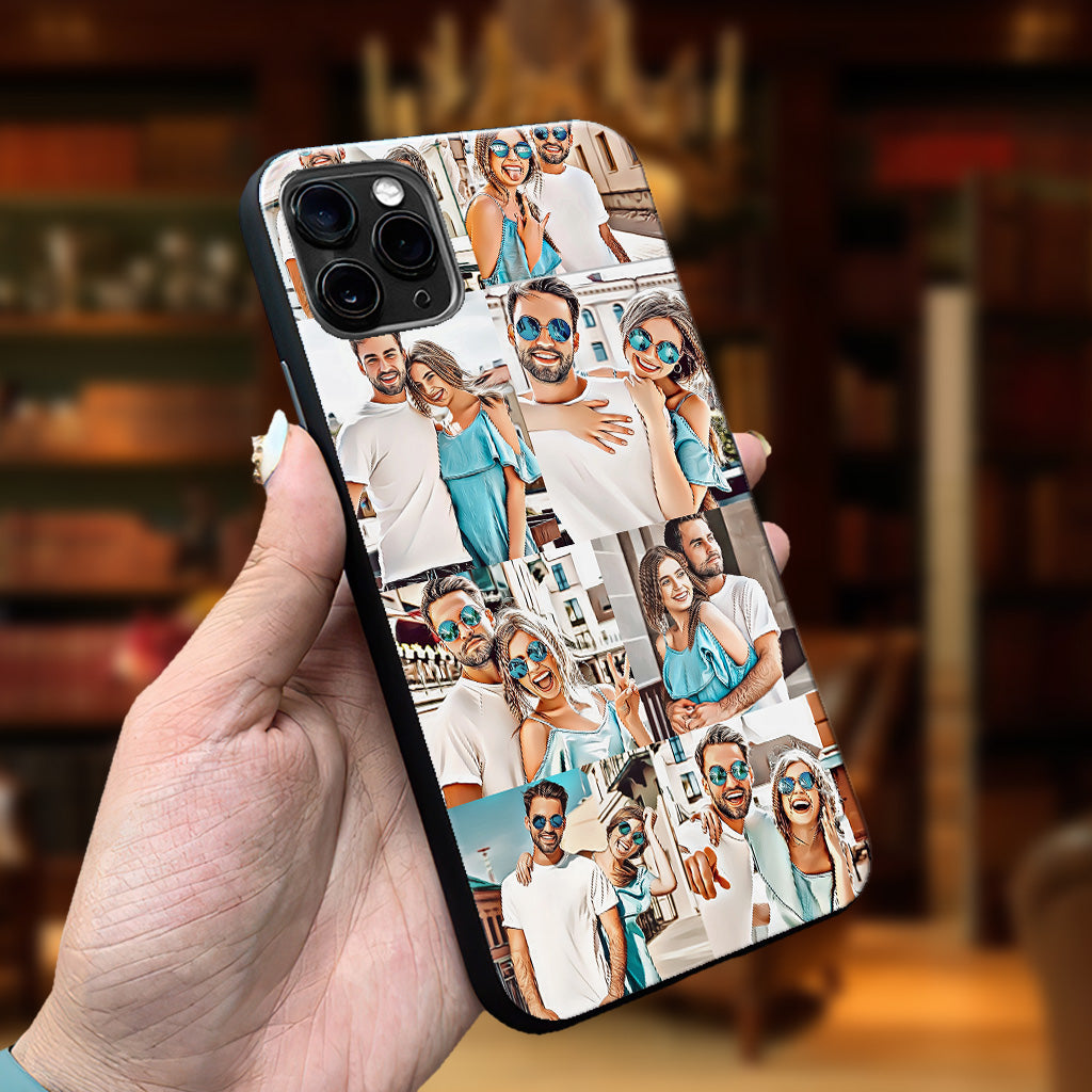 Cartoonize Photos Collage - gift for boyfriend, girlfriend, husband, wife - Personalized Phone Case