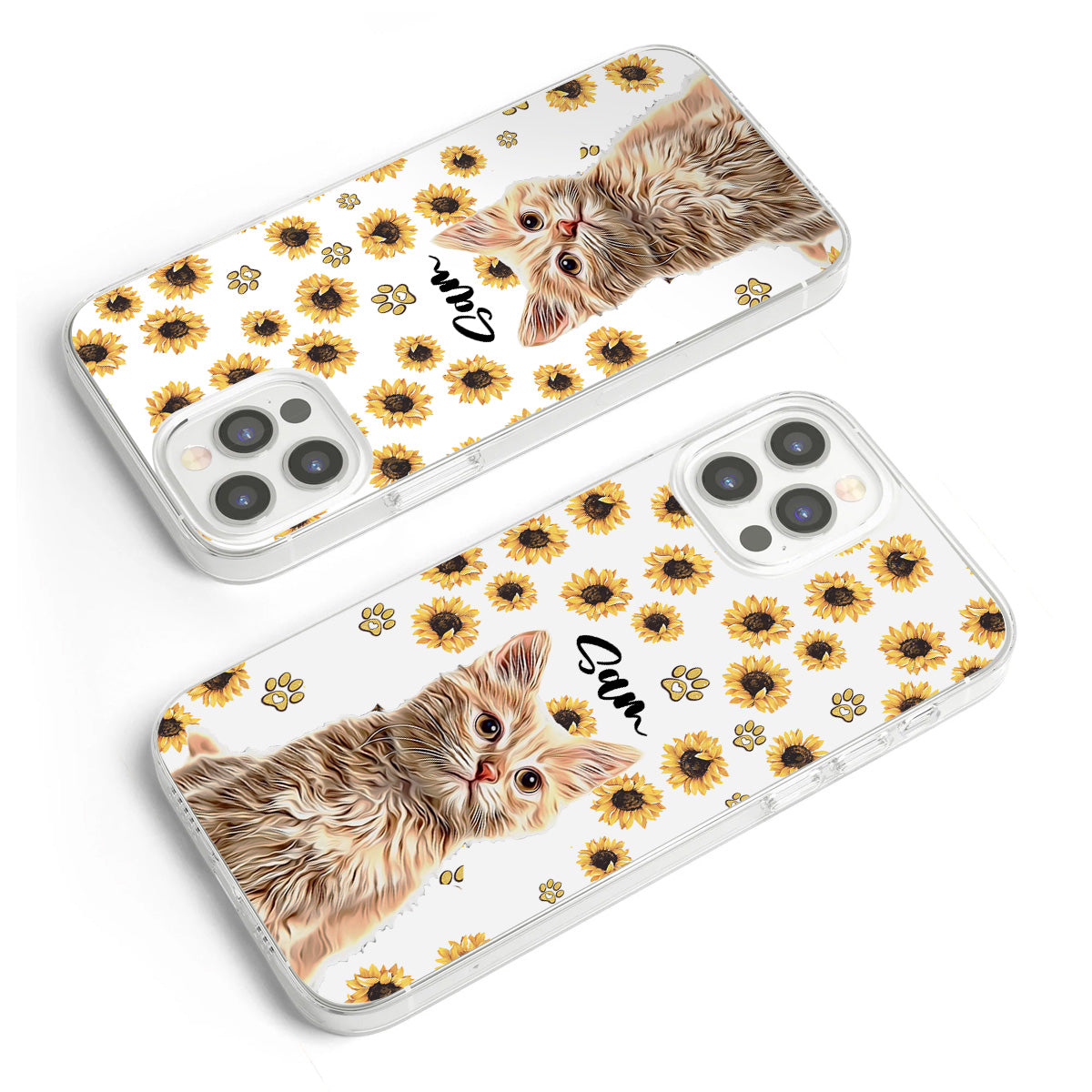 You Are My Sunshine - Personalized Dog Clear Phone Case