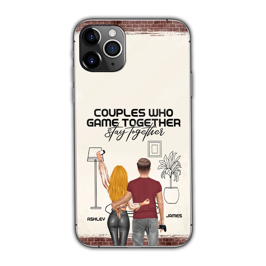 Couples Who Game Together Stay Together - Personalized Video Game Phone Case