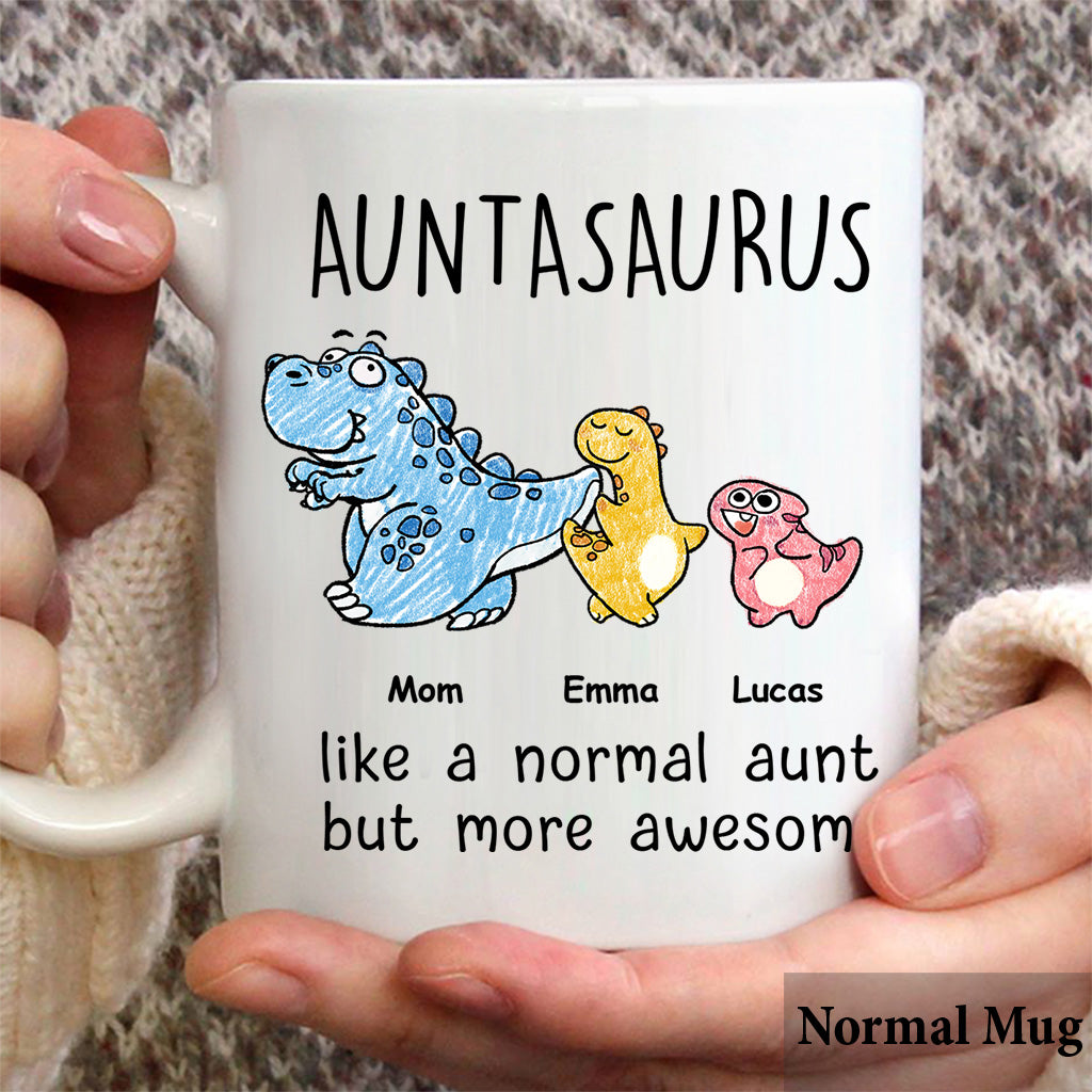 Auntasaurus - Personalized Aunt Mug