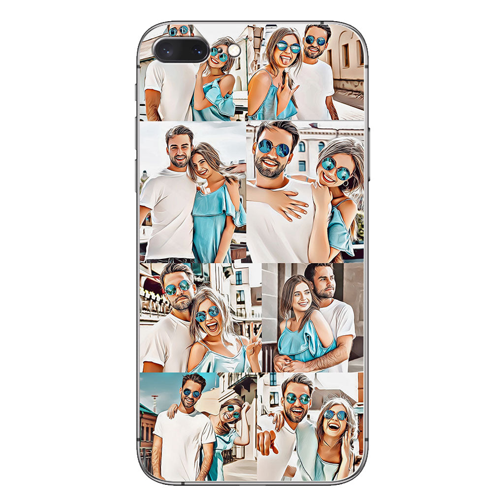 Cartoonize Photos Collage - gift for boyfriend, girlfriend, husband, wife - Personalized Phone Case