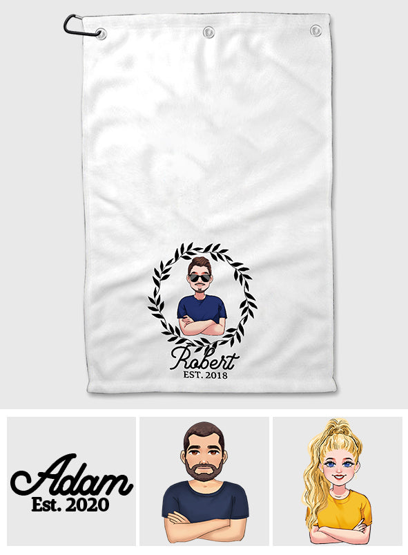 New Home New Life - Personalized Housewarming Golf Towel