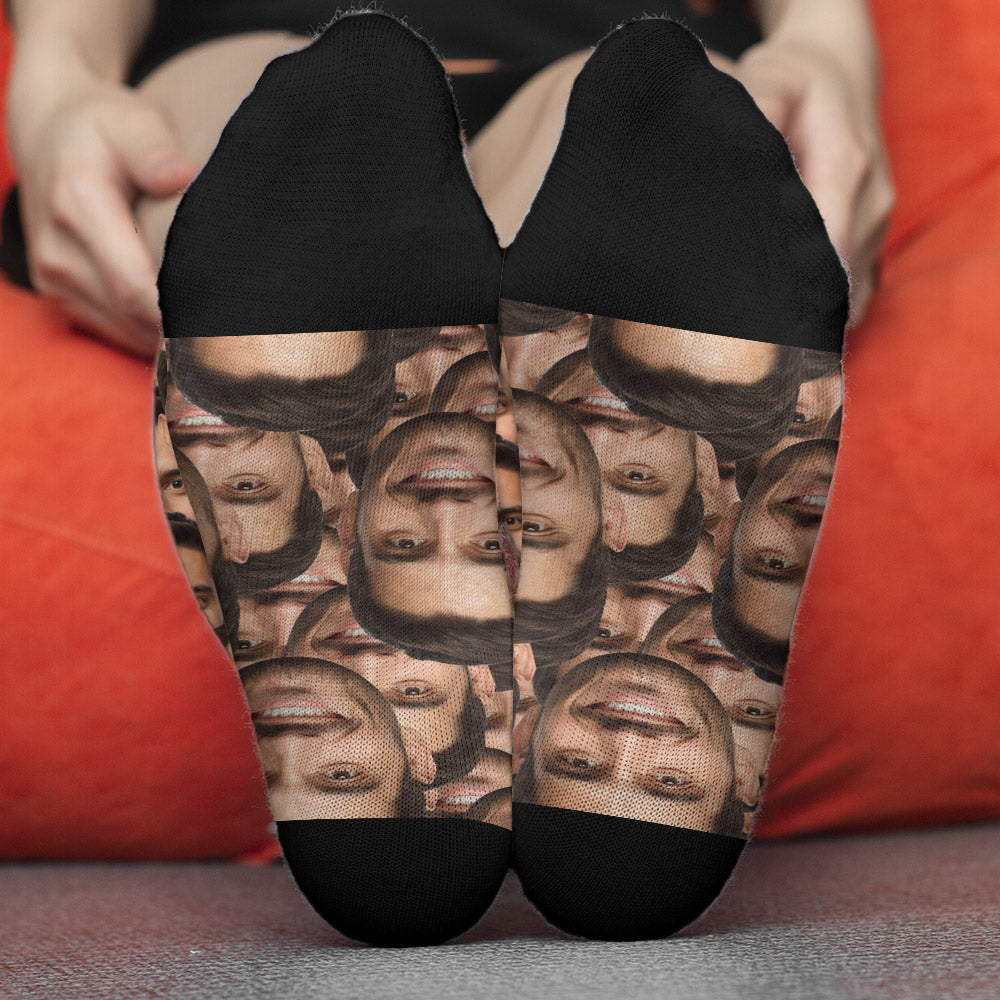 Custom Face Pattern - Personalized Socks