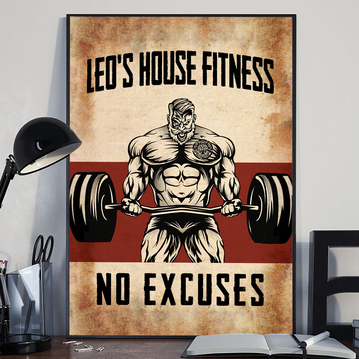 No Excuses - Personalized Fitness Canvas And Poster