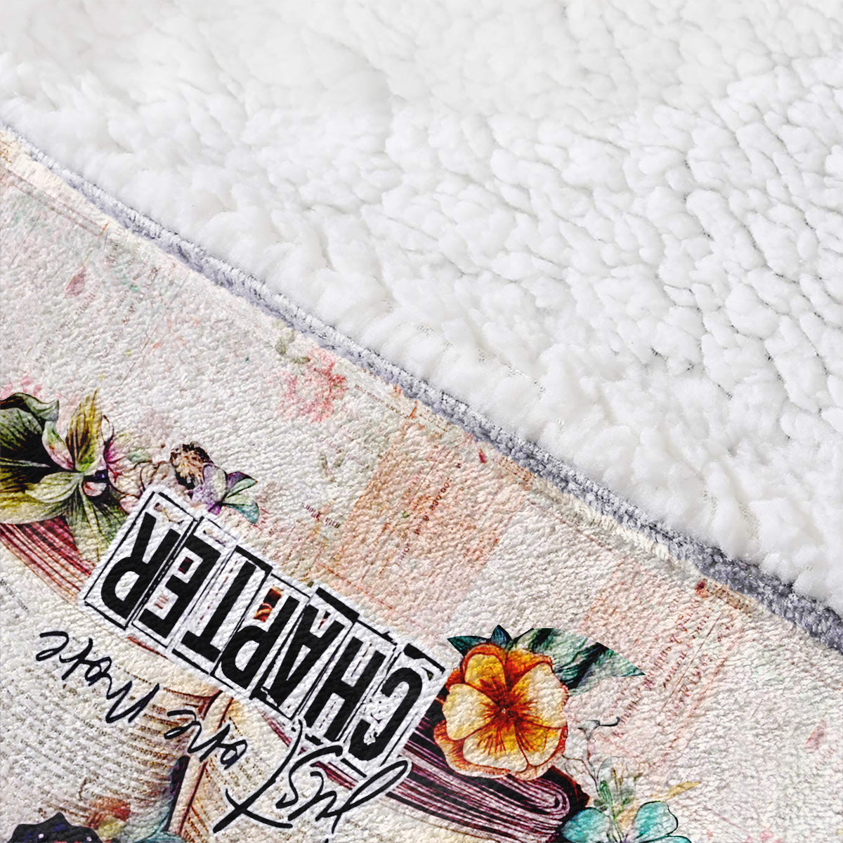 Just One More Chapter - Personalized Book Blanket Hoodie