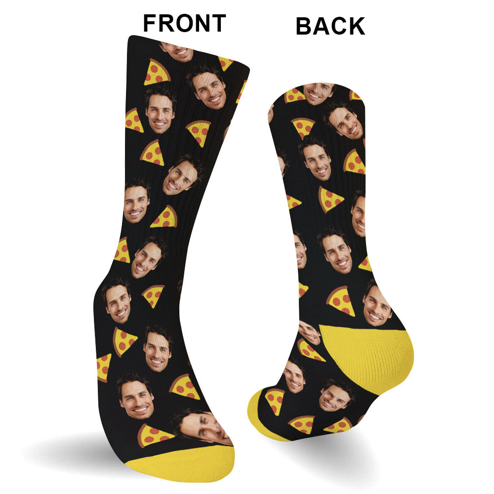 Funny Icon Pattern - Personalized Step Dad Socks