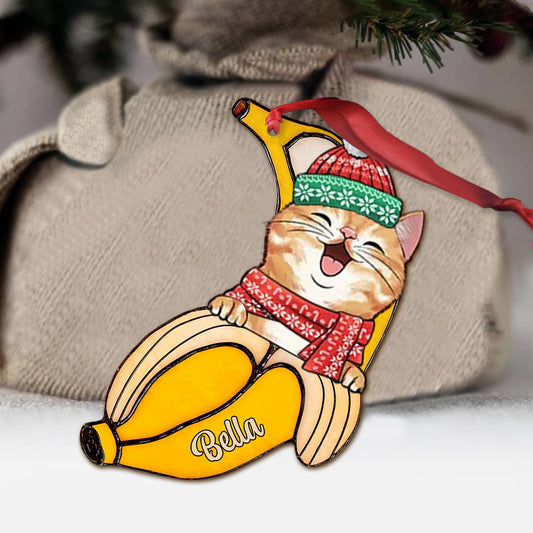 Little Cute Cat - Personalized Cat Ornament