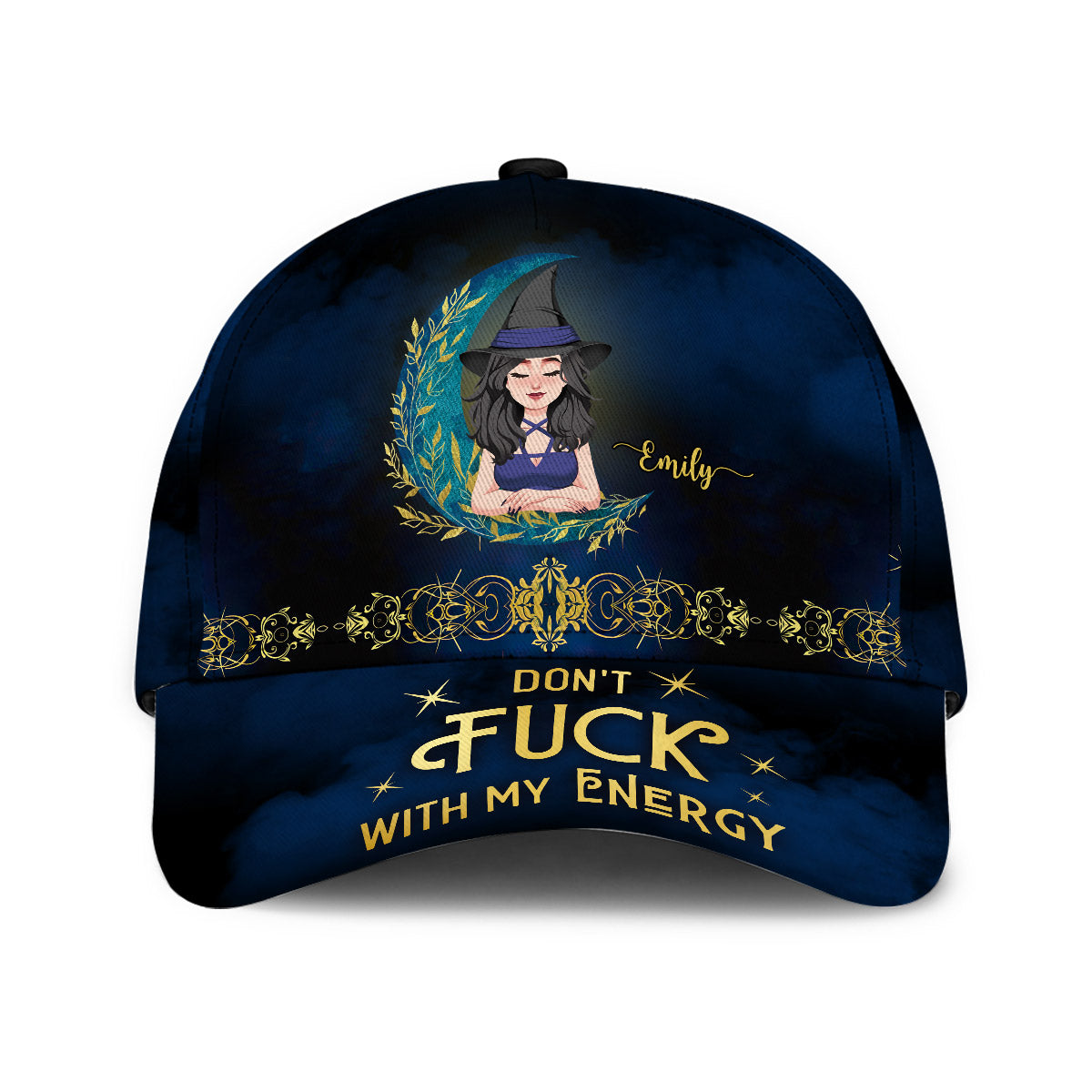 Don't F With My Energy - Personalized Witch Classic Cap