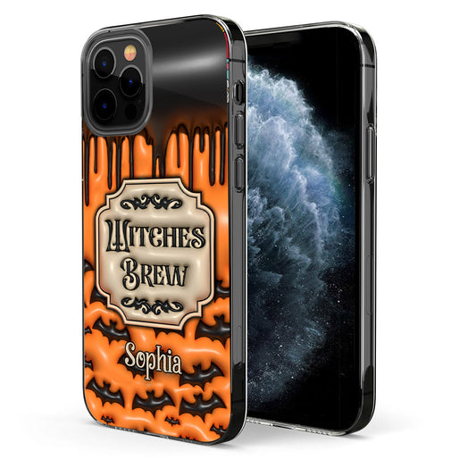 Witches Brew - Personalized Witch Clear Phone Case