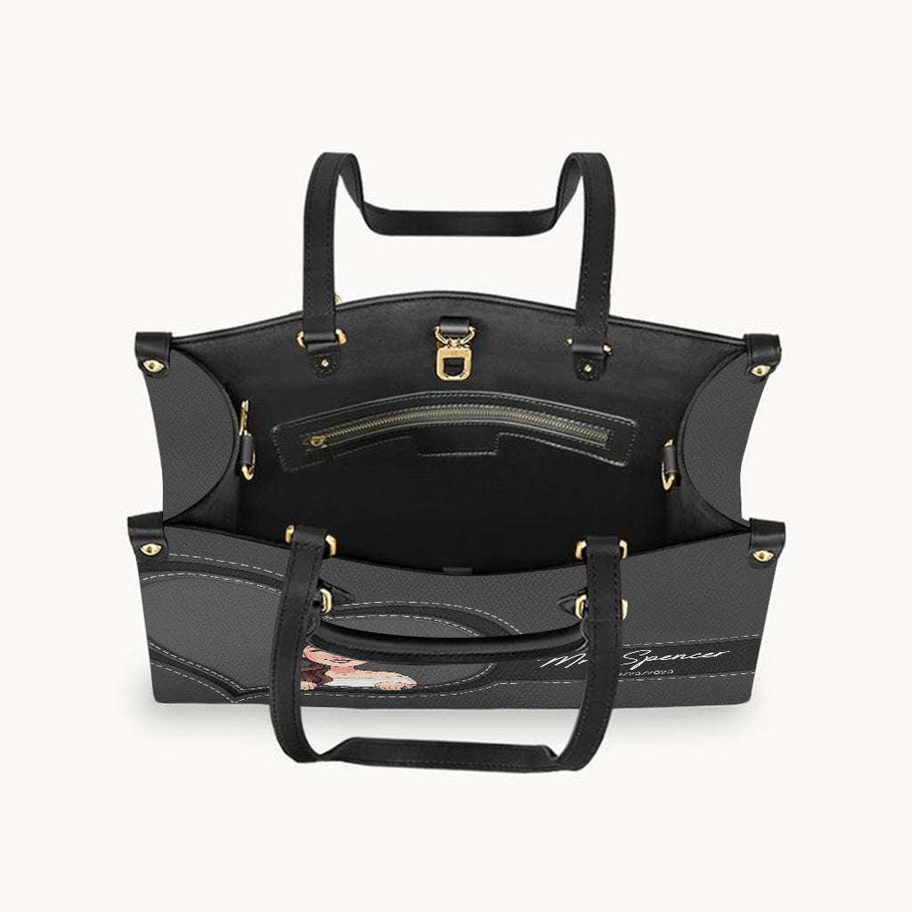 Wedding Gift For The Bride - wedding gift for bride, bridesmaid - Personalized Leather Handbag