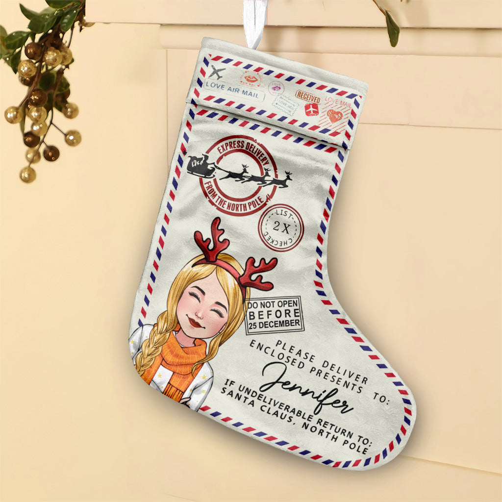 North Pole Express Santa Delivery - Personalized Family Christmas Stockings