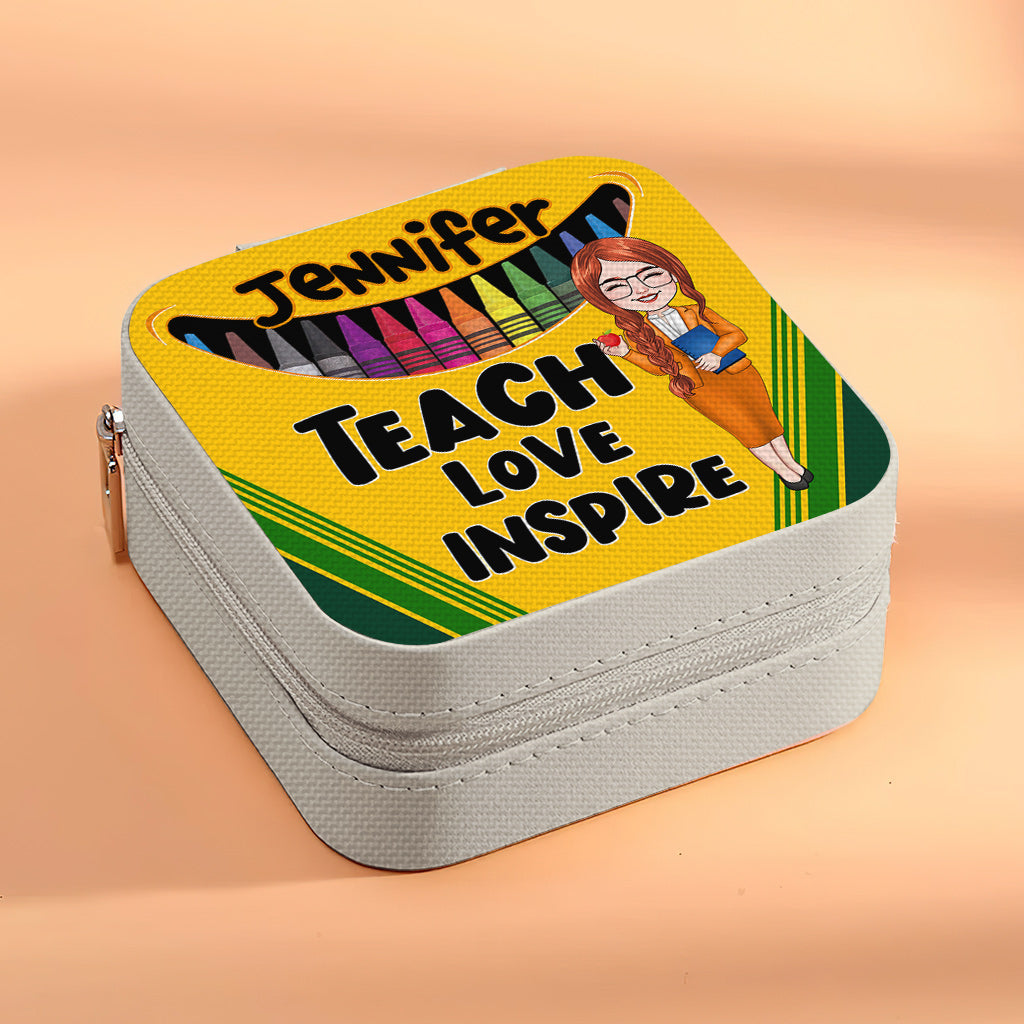 Teach Love Inspire - Personalized Teacher Jewelry Box