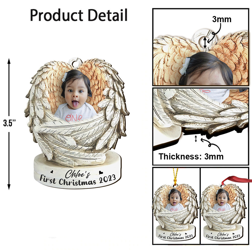 Baby First Christmas - Personalized Newborn Ornament