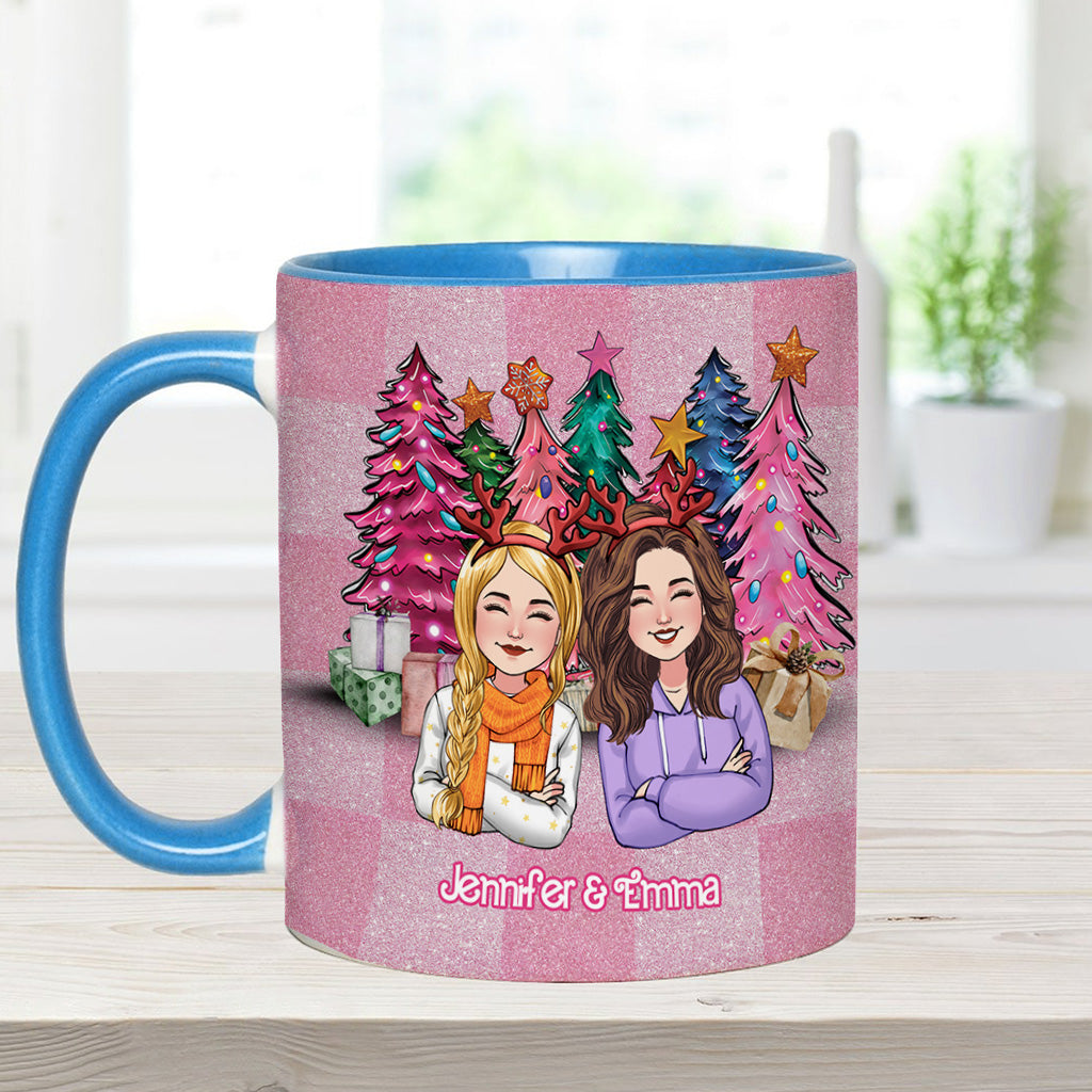 Come On Besties Let's Go Party - Personalized Bestie Accent Mug