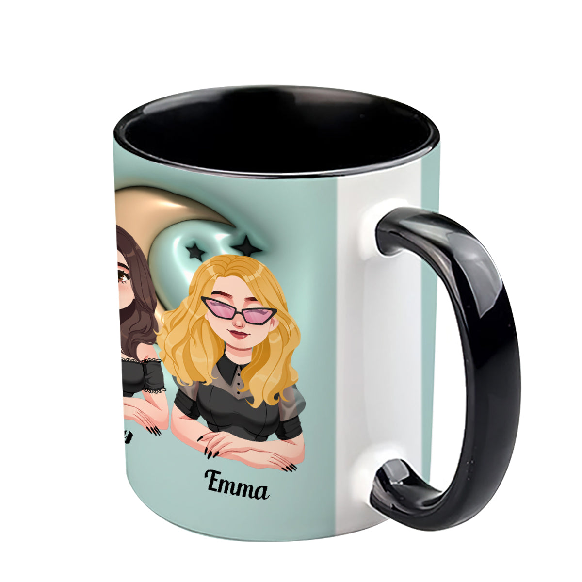 We’re Not Sugar & Spice & Everything Nice We’re Sage & Hood - Personalized Witch Accent Mug