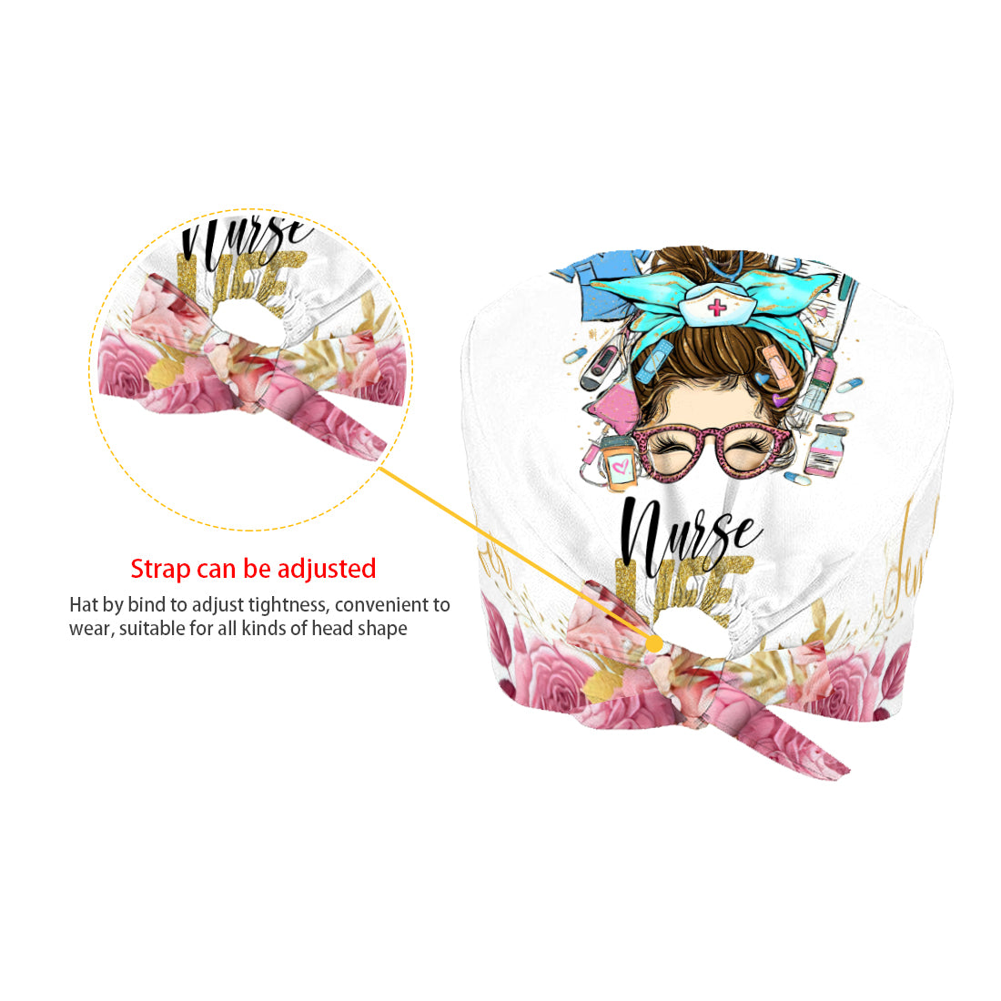 Nurse Life - Personalized Nurse Scrub Cap